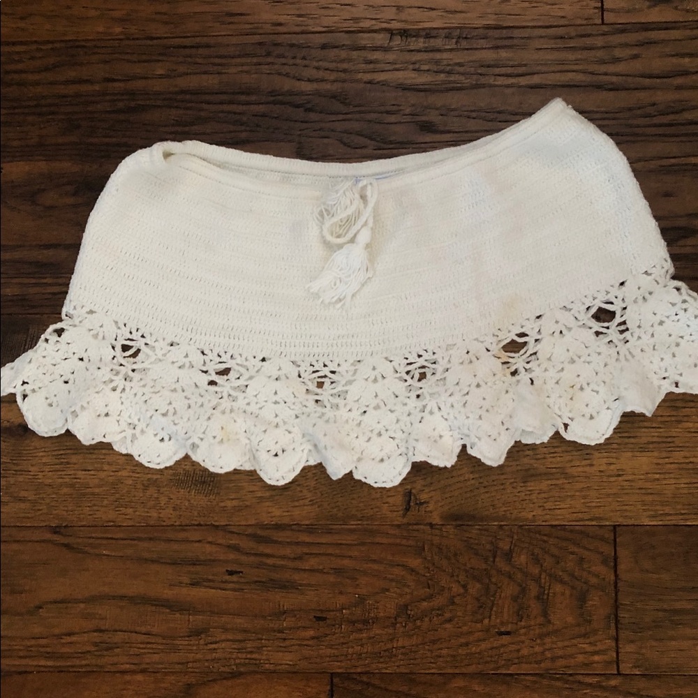 Handmade woven skirt by Anna Kosturova